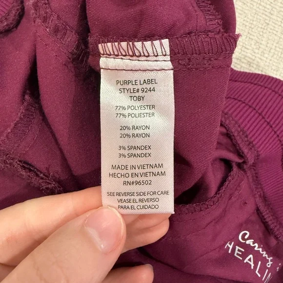 Healing hands scrub bottoms joggers - Picture 2 of 2